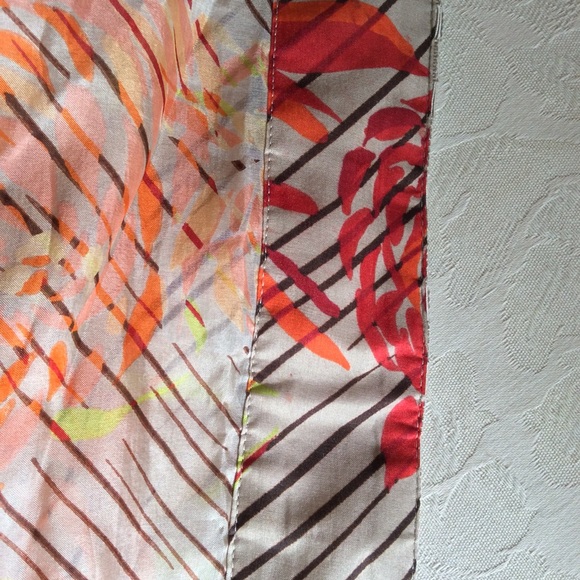 Chico’s sheer silk open weaved ribbon trim top Chicos size 3 or large - Picture 15 of 16